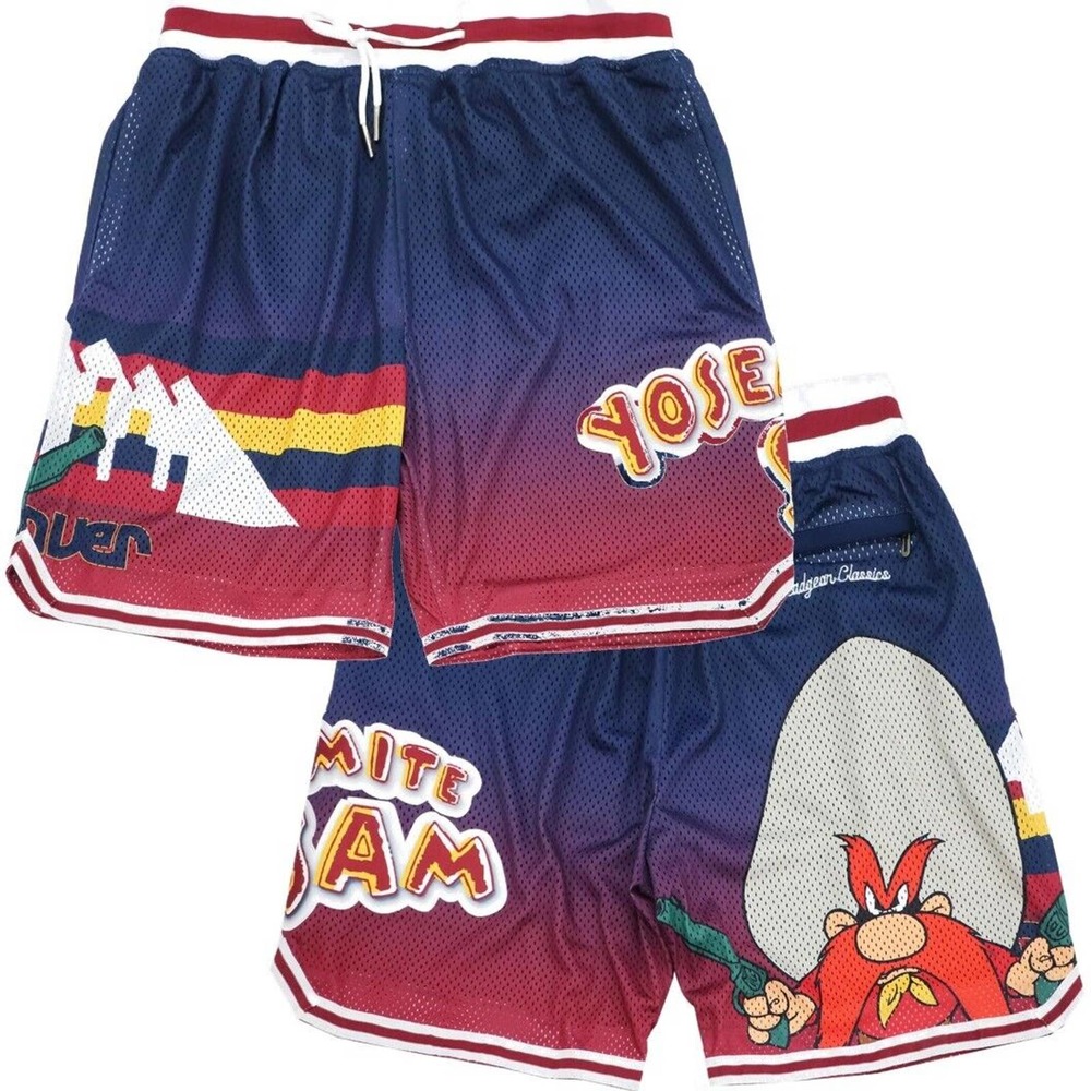 Yosemite Sam Denver Nuggets Men's Headgear Classics Mesh Basketball Shorts